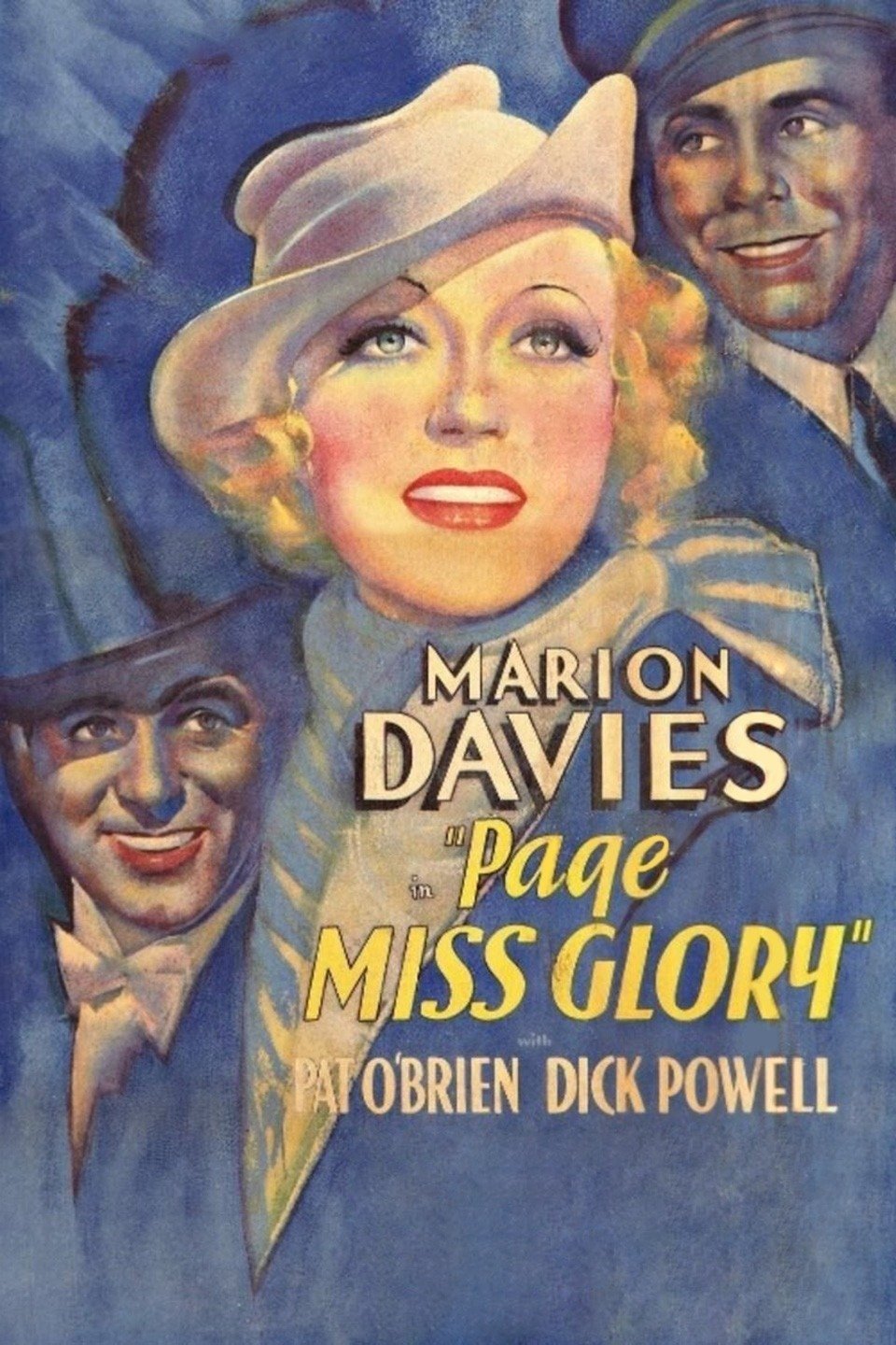 L'affiche du film Page Miss Glory [1935]