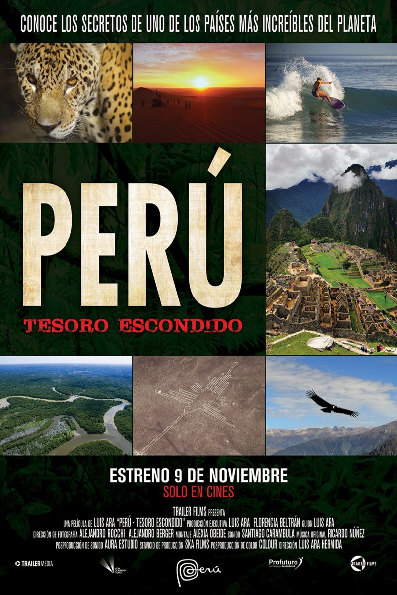 L'affiche originale du film Perú: tesoro escondido en espagnol