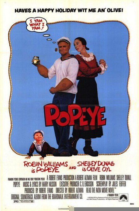 L'affiche du film Popeye