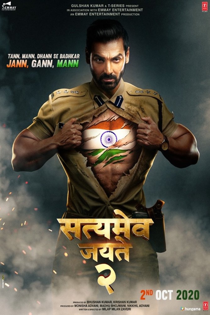 L'affiche originale du film Satyameva Jayate 2 en Hindi