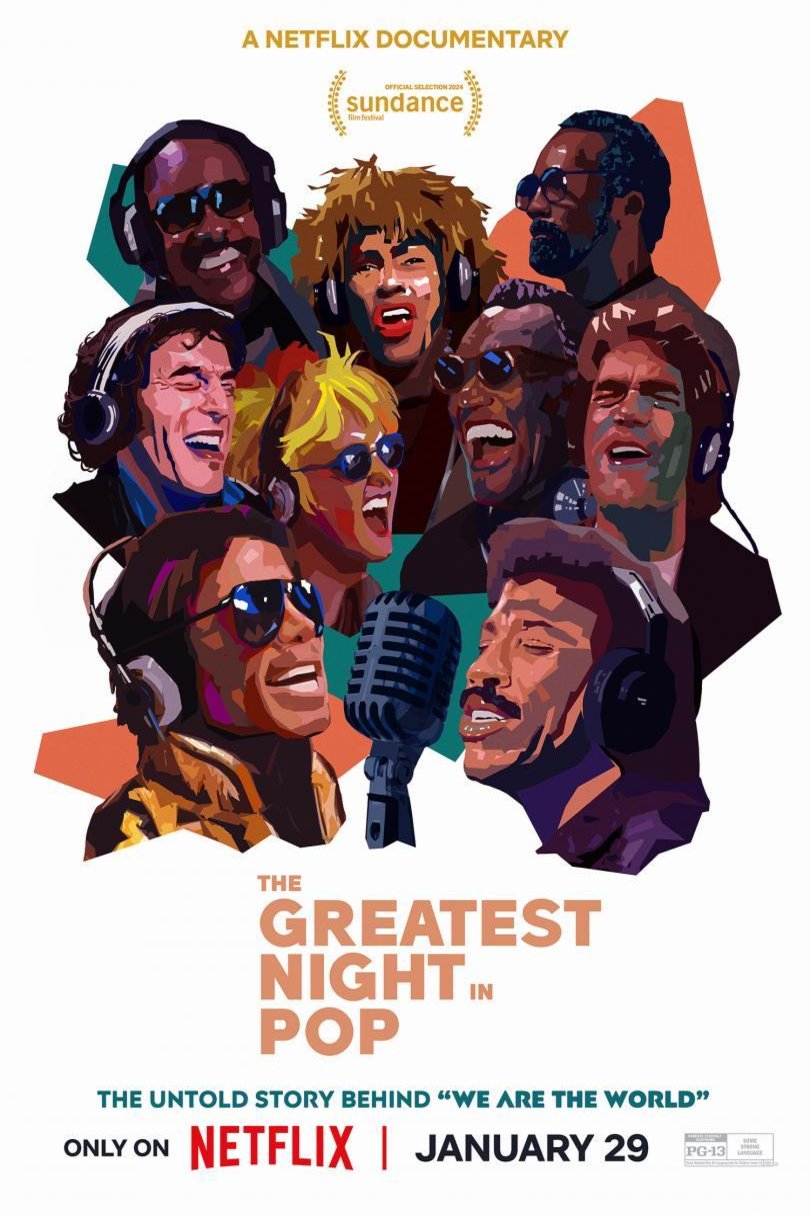 L'affiche du film The Greatest Night in Pop [2024]