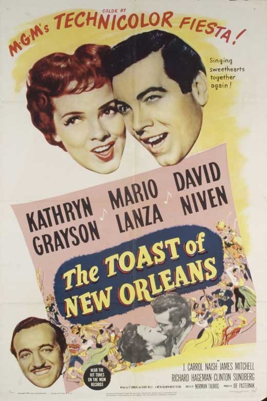 L'affiche du film The Toast of New Orleans