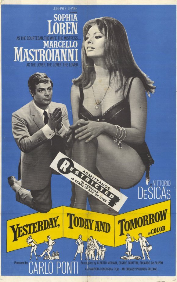 L'affiche du film Yesterday, Today and Tomorrow