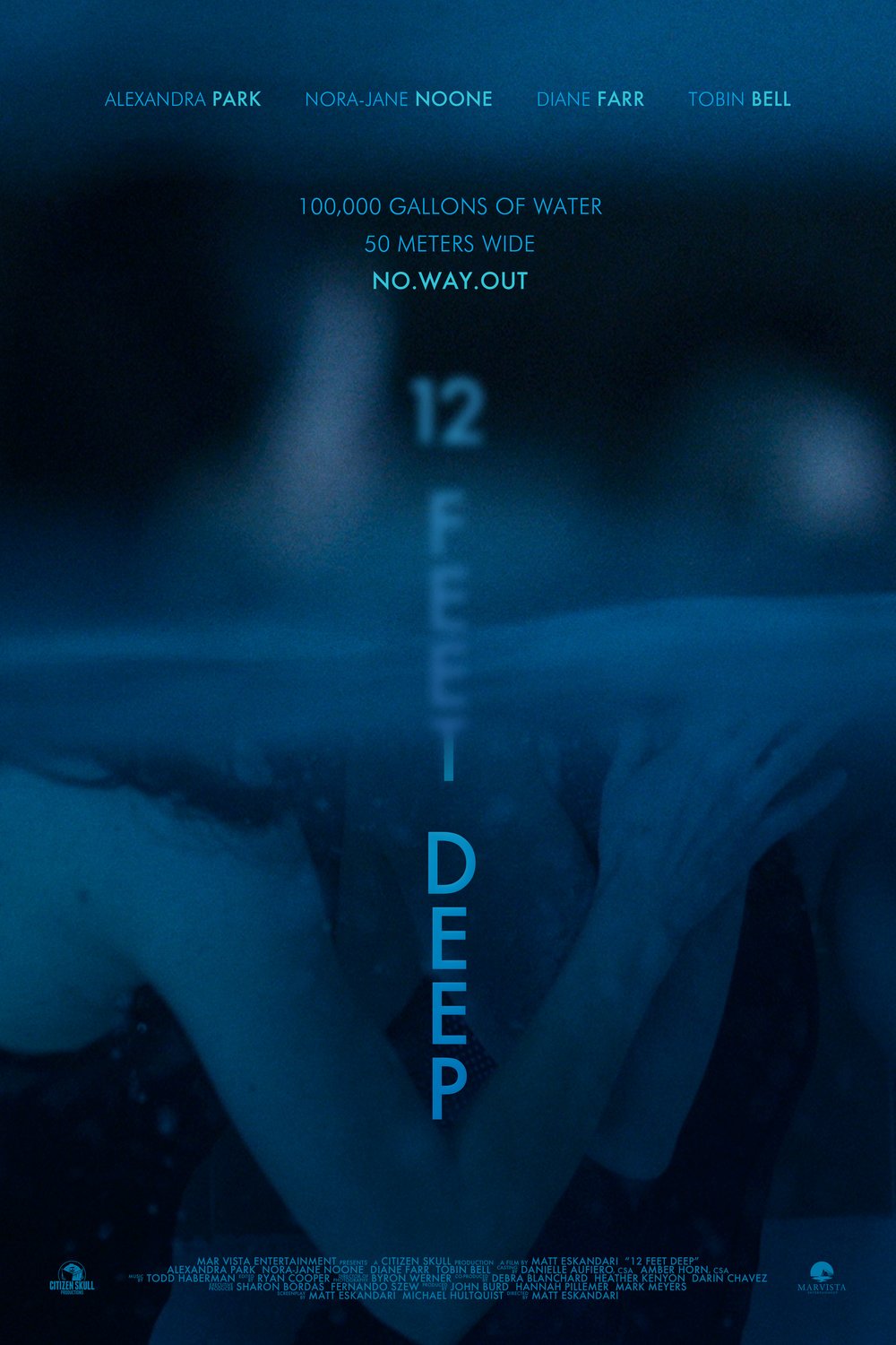 L'affiche du film 12 Feet Deep