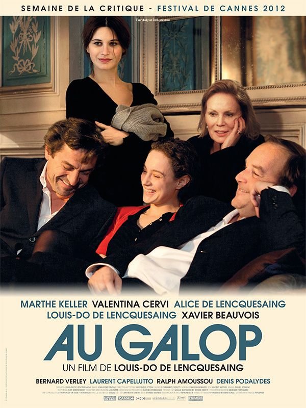 L'affiche du film Au galop