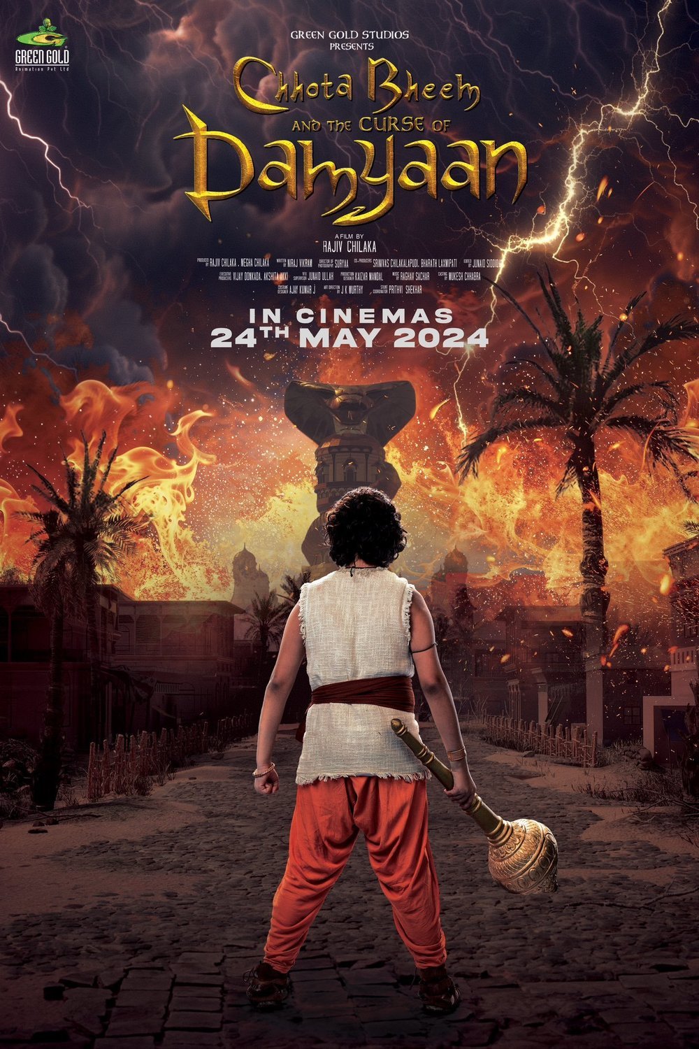 L'affiche du film Chhota Bheem and the Curse of Damyaan [2024]