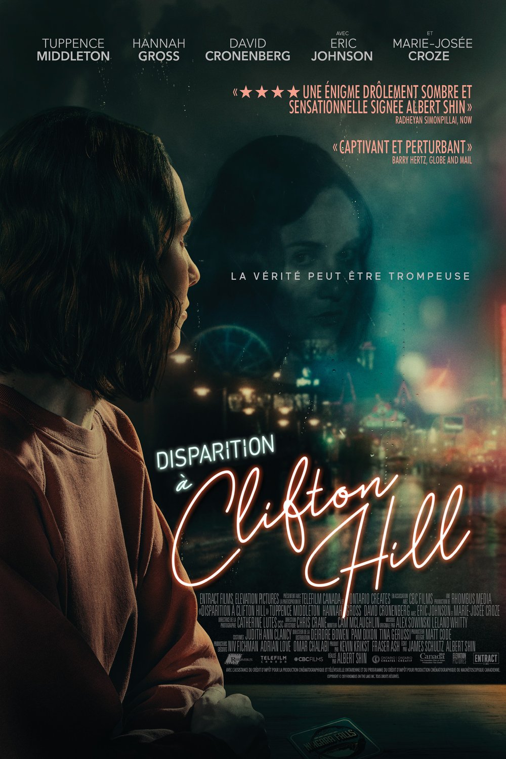L'affiche du film Disparition à Clifton Hill