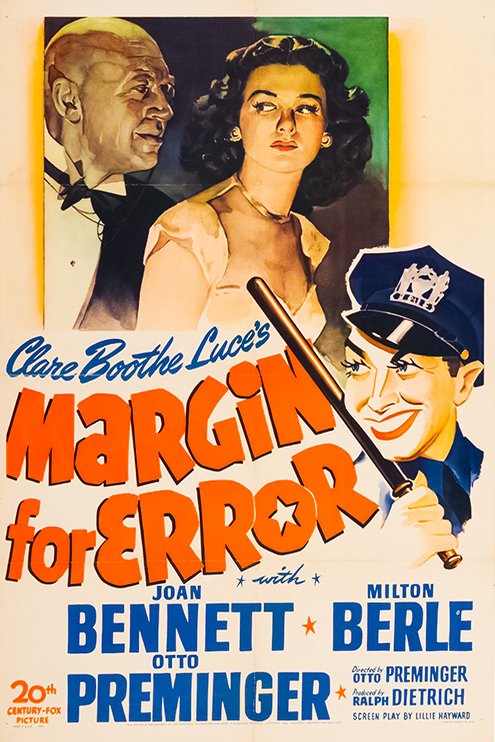 L'affiche du film Margin for Error