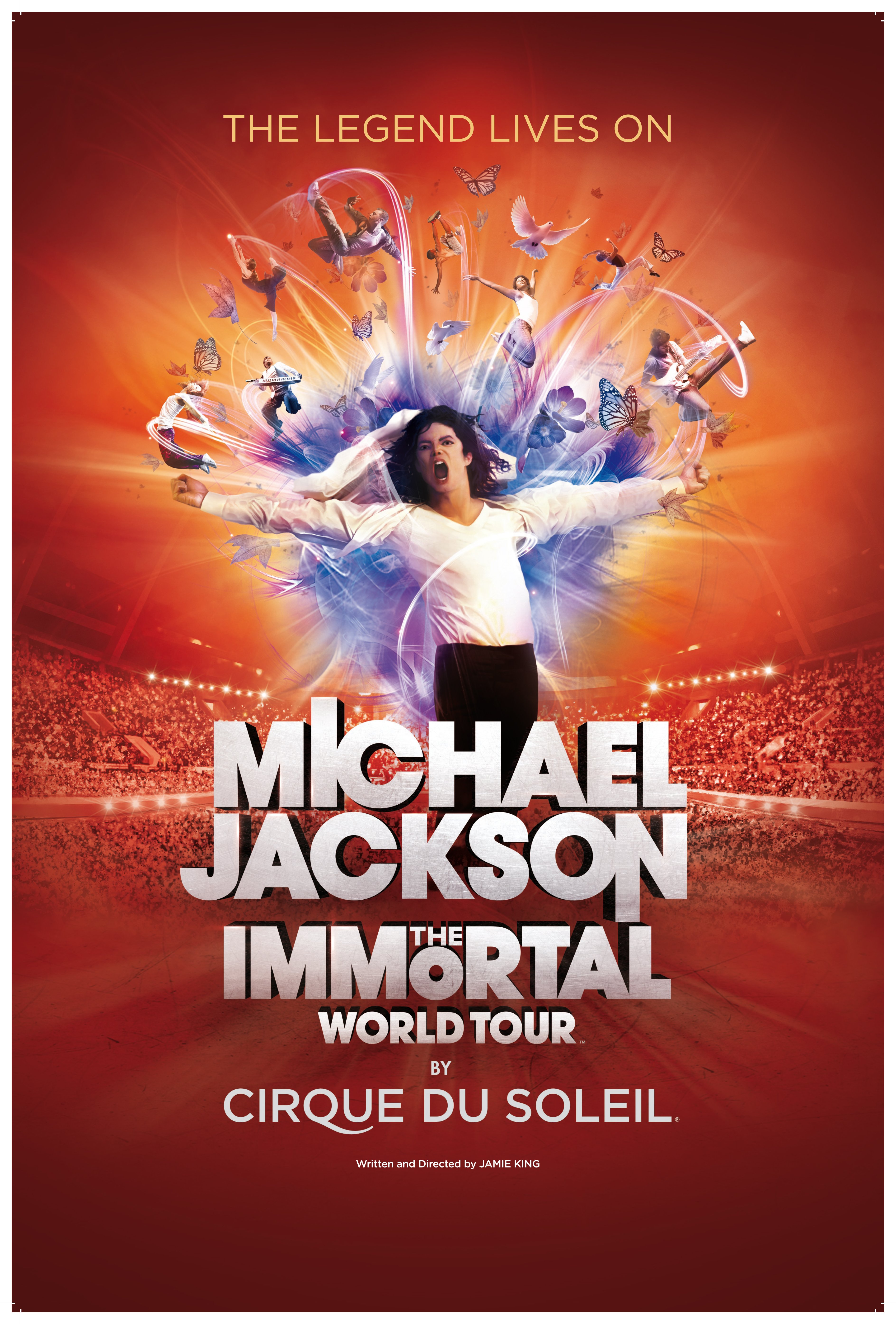 L'affiche du film Michael Jackson: The Immortal World Tour