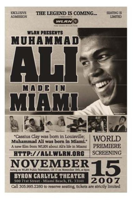 L'affiche du film Muhammad Ali: Made in Miami