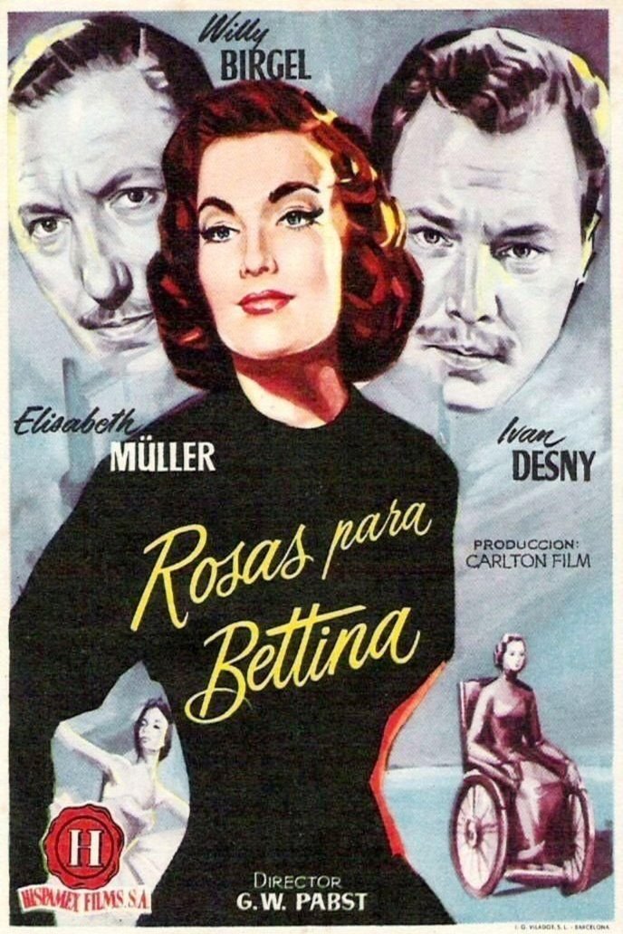 L'affiche originale du film Des roses pour Bettina en allemand