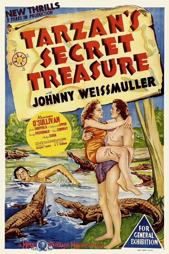 L'affiche du film Tarzan's Secret Treasure