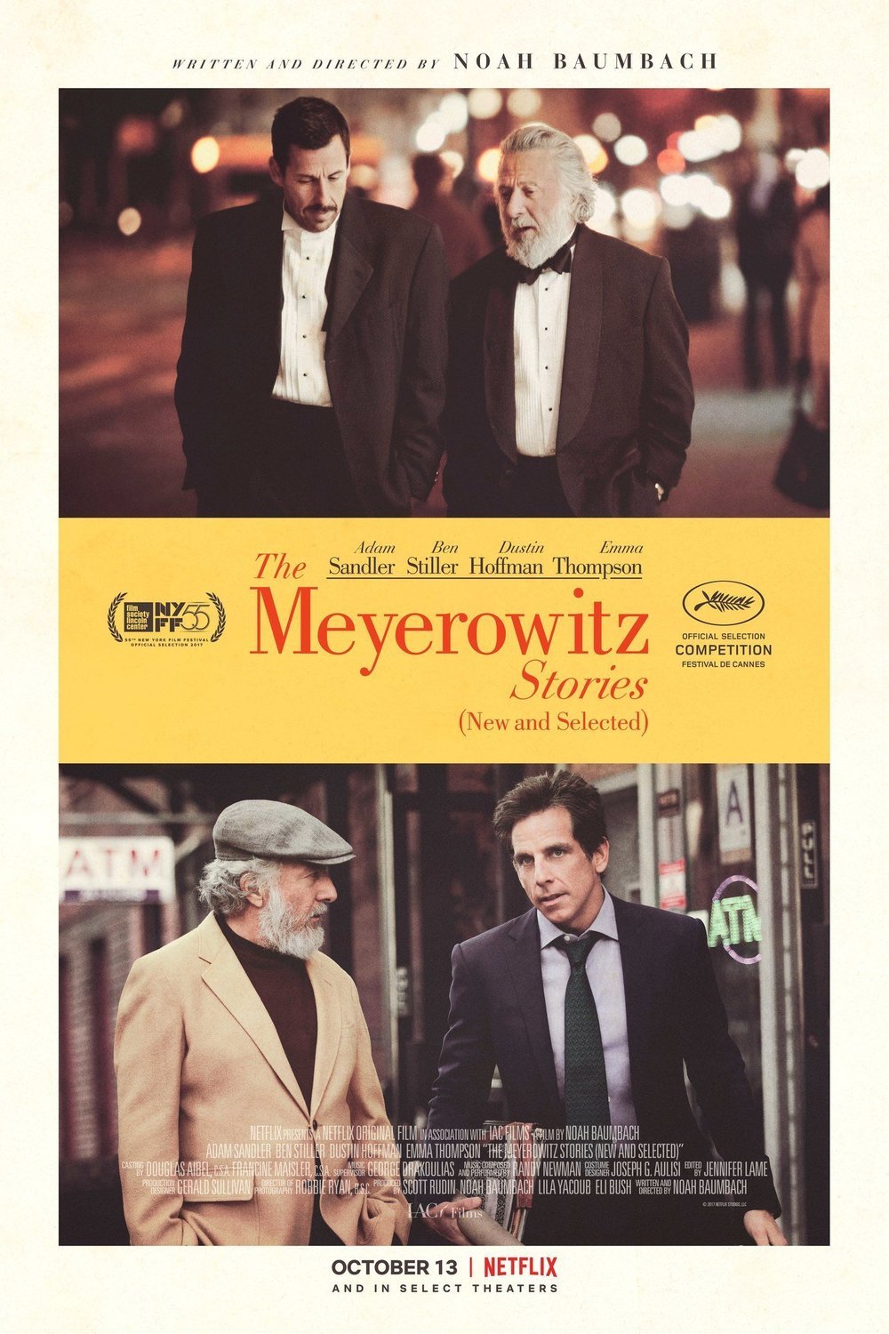 L'affiche du film The Meyerowitz Stories