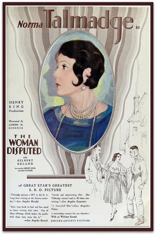 L'affiche du film The Woman Disputed
