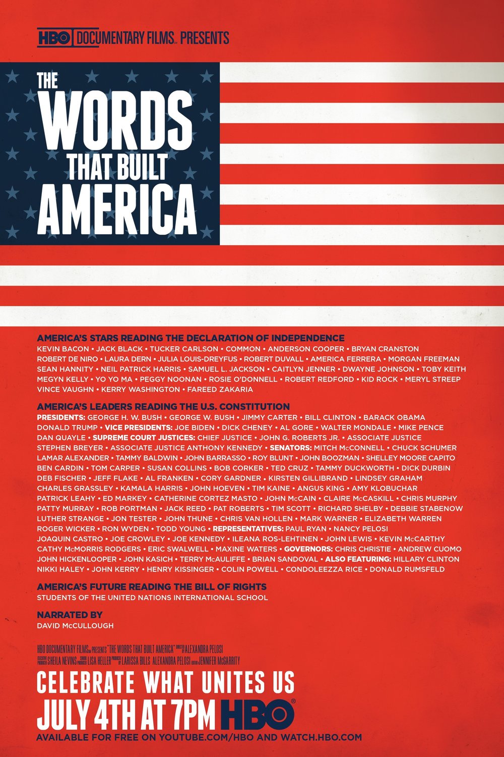 L'affiche du film The Words That Built America