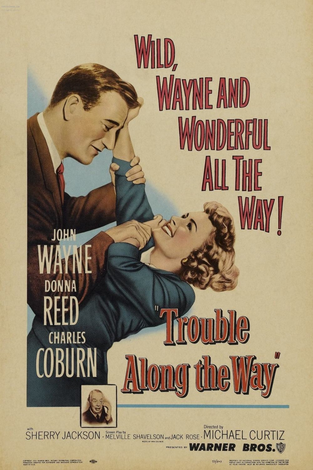 L'affiche du film Trouble Along the Way