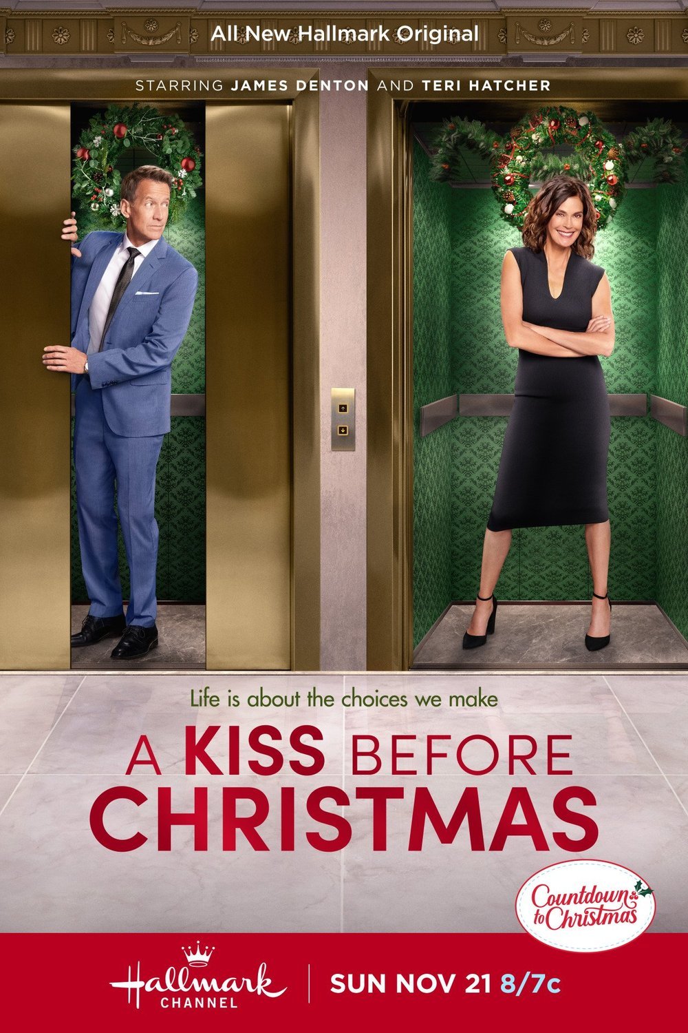 L'affiche du film A Kiss Before Christmas