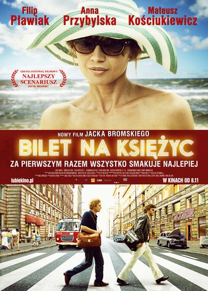Polish poster of the movie Bilet na ksiezyc