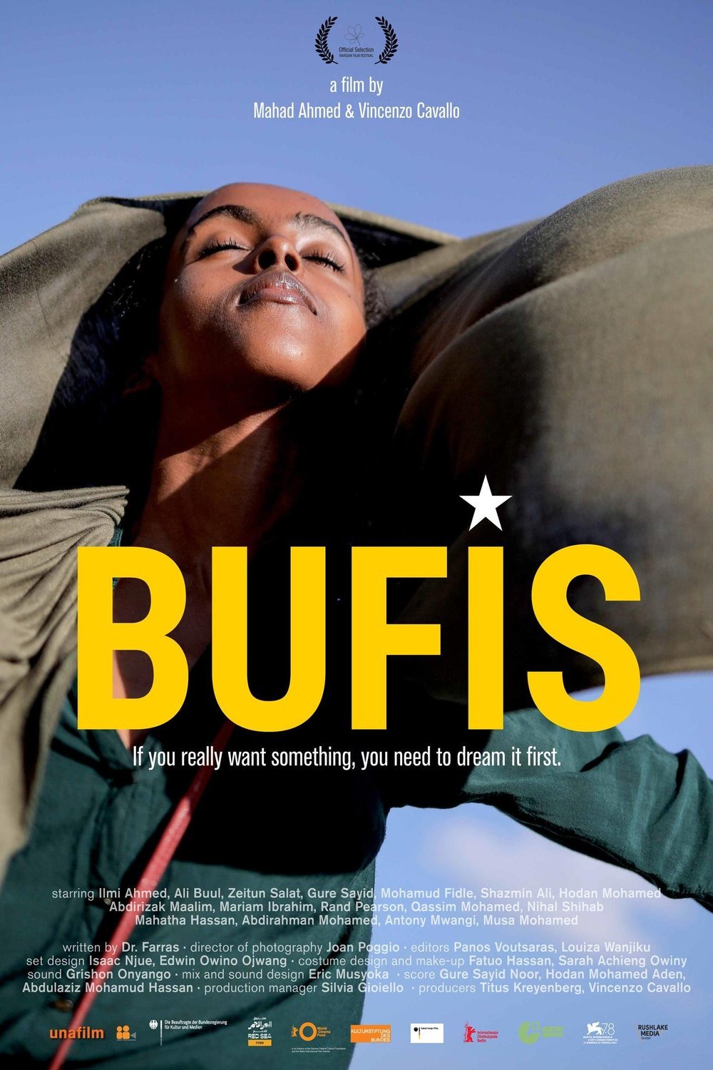 L'affiche originale du film Bufis en Somali