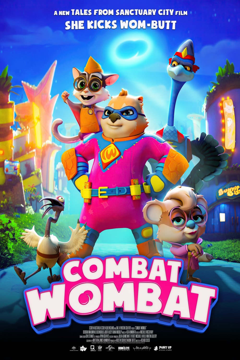 L'affiche du film Combat Wombat v.f.