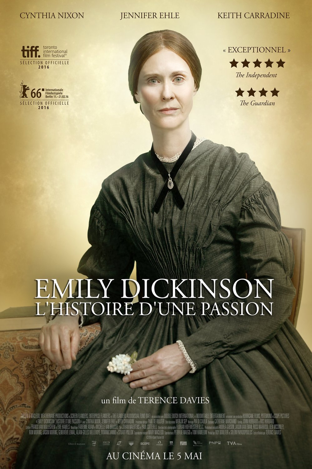L'affiche du film Emily Dickinson: l'histoire d'une passion
