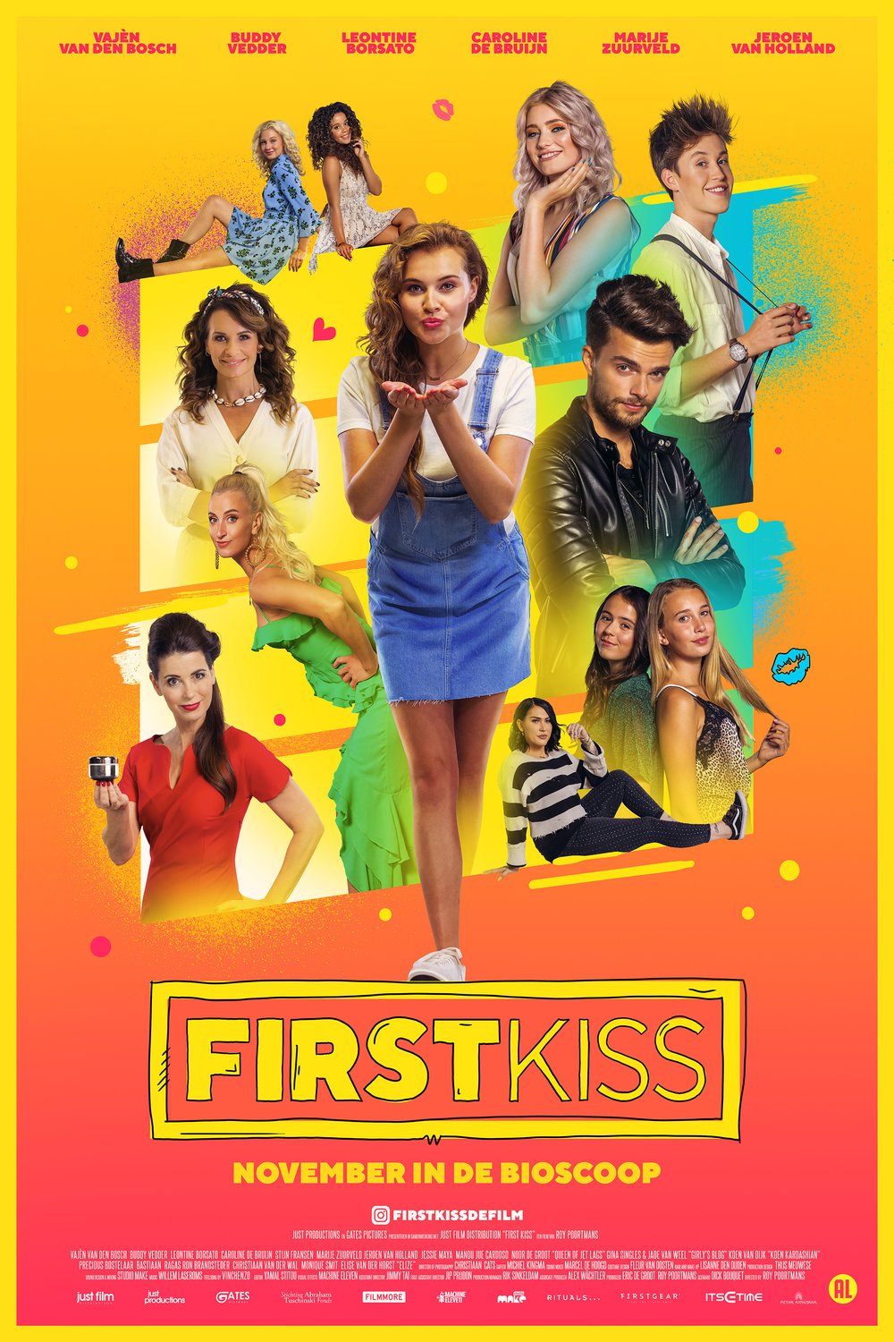 Dutch poster of the movie First Kiss