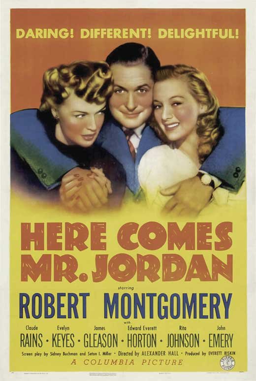 L'affiche du film Here Comes Mr. Jordan