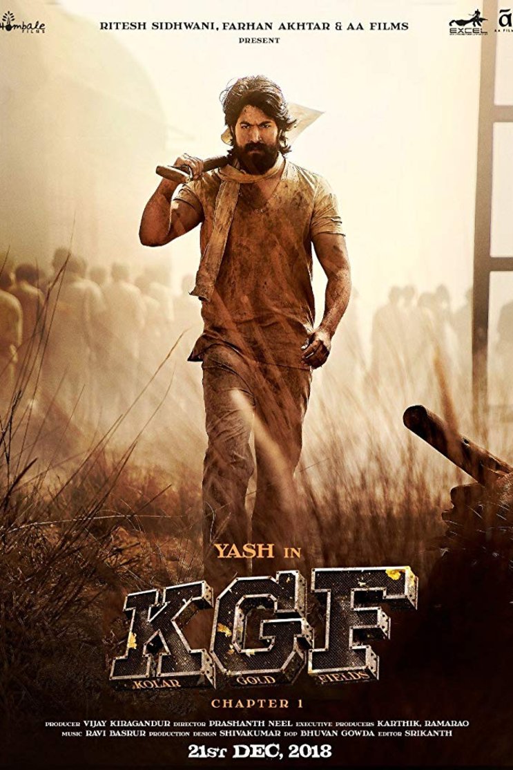 Poster of the movie K.G.F: Chapter 1