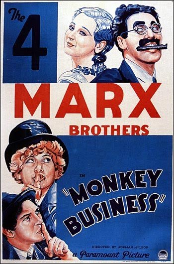 L'affiche du film Monkey Business