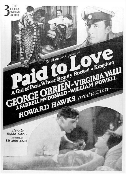 L'affiche du film Paid to Love