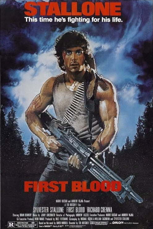L'affiche du film Rambo: First Blood