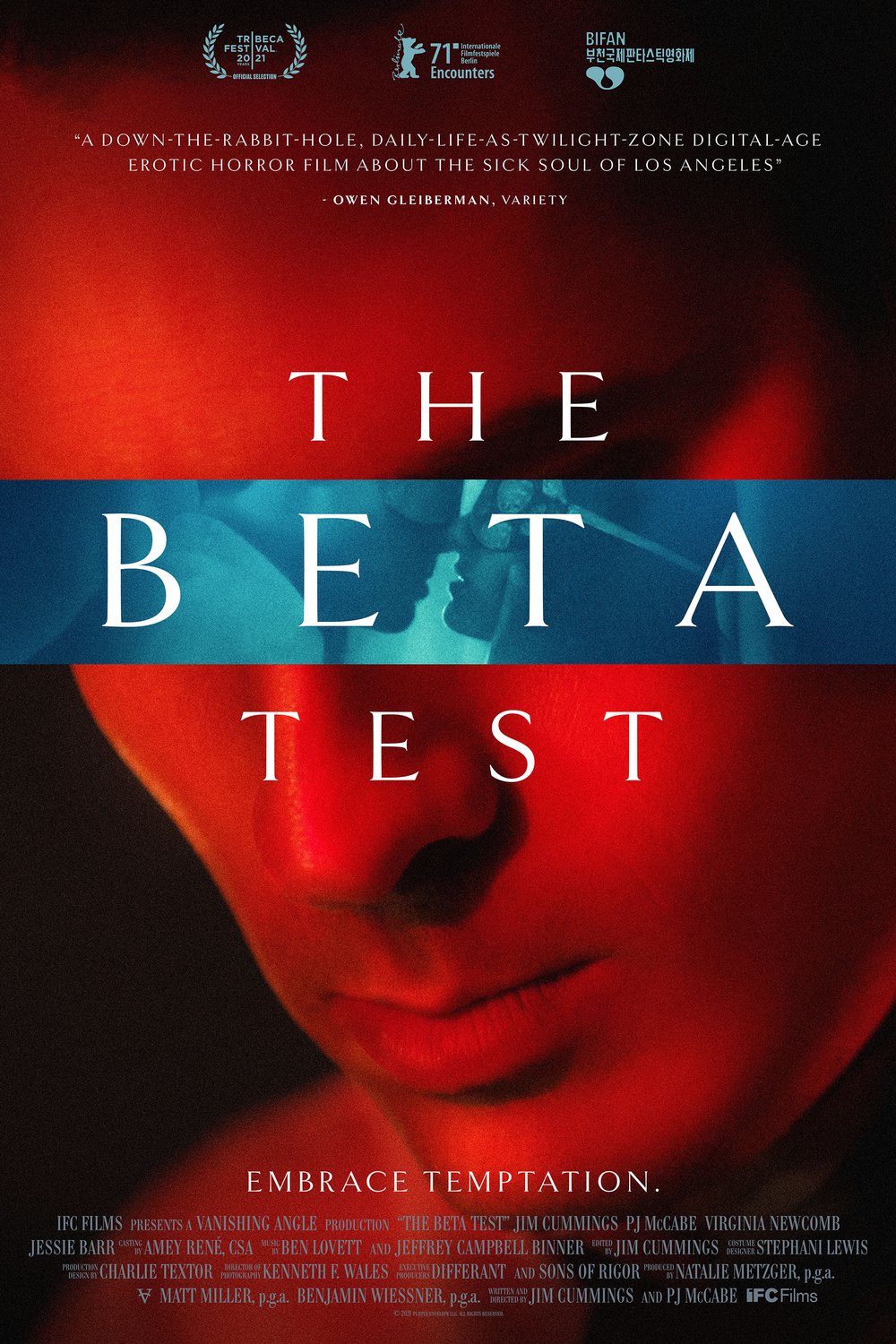 L'affiche du film The Beta Test