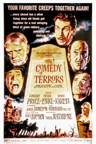 L'affiche du film The Comedy of Terrors