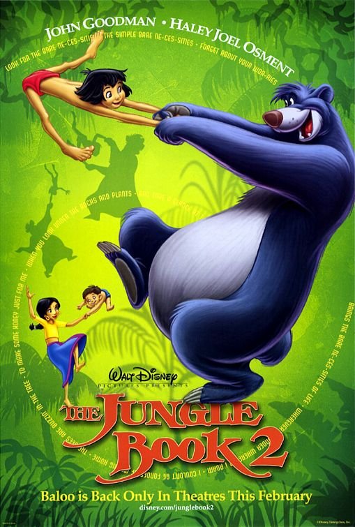 L'affiche du film The Jungle Book 2