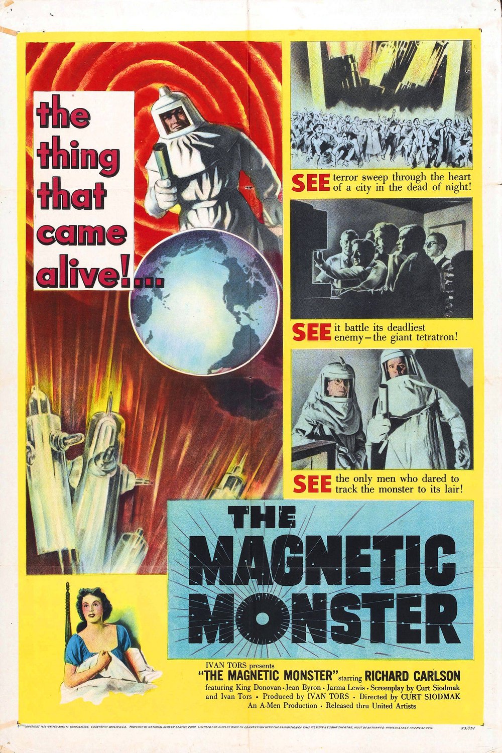 L'affiche du film The Magnetic Monster