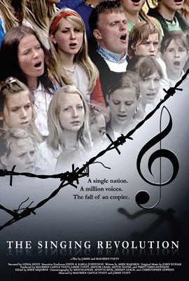L'affiche du film The Singing Revolution
