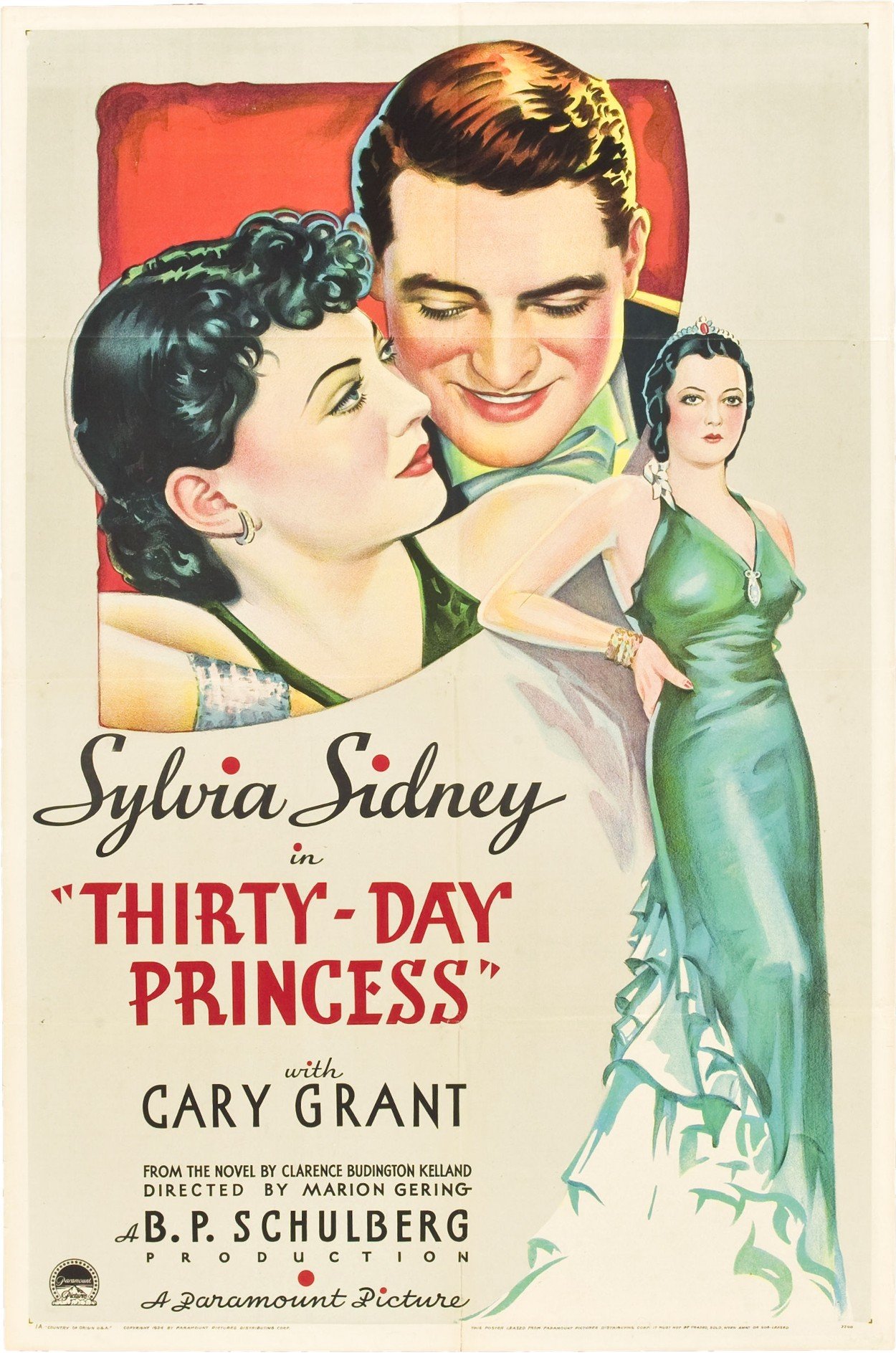 L'affiche du film Thirty Day Princess