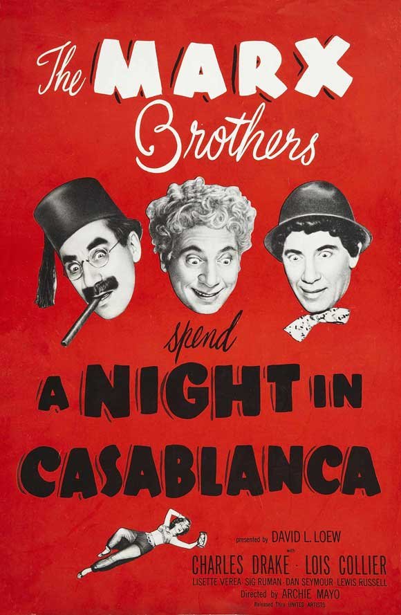 L'affiche du film A Night in Casablanca
