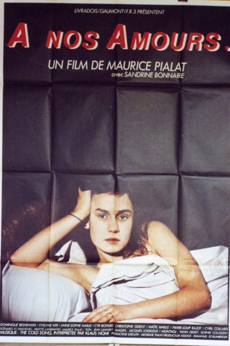 L'affiche du film À nos amours