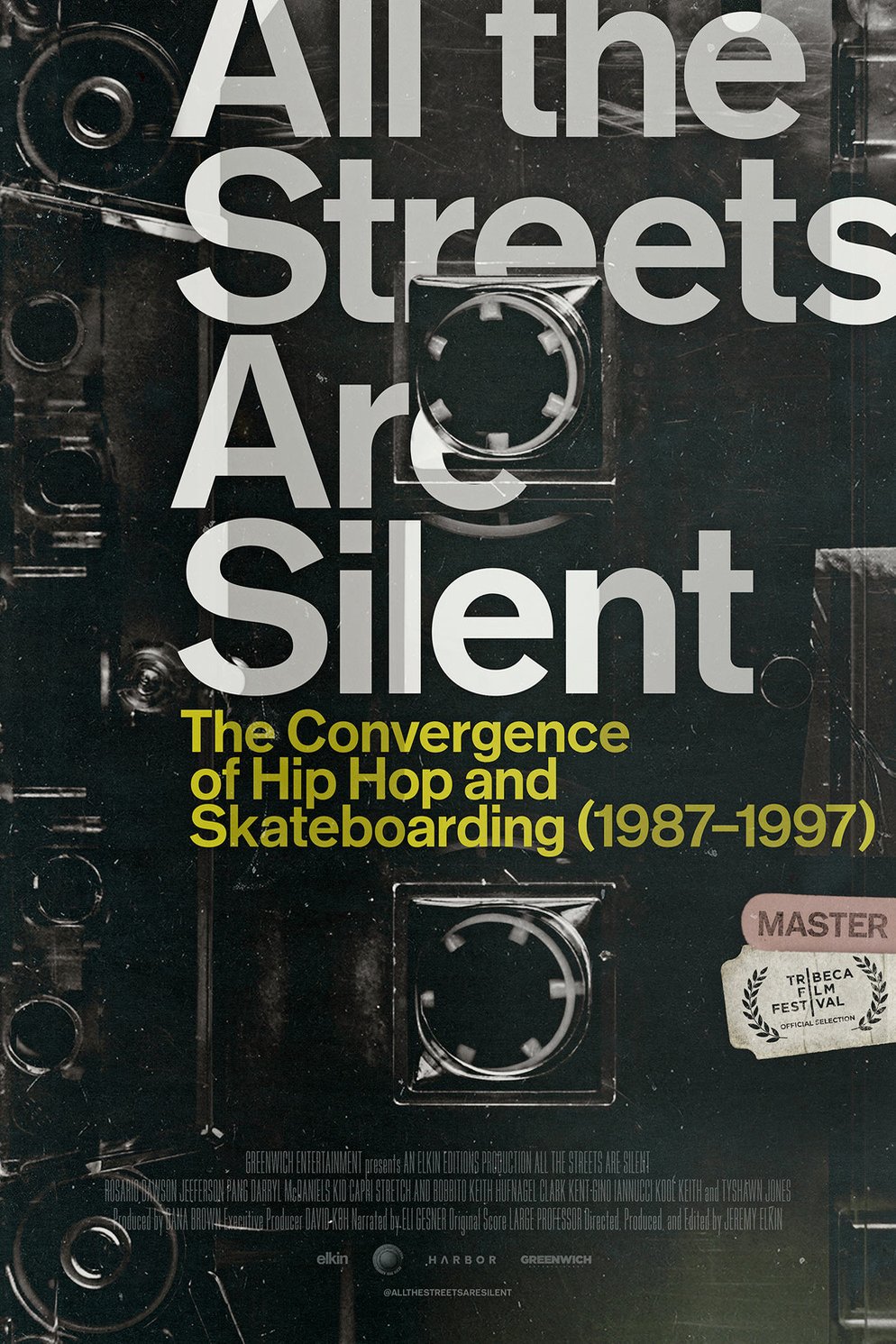 L'affiche du film All the Streets Are Silent: The Convergence of Hip Hop and Skateboarding (1987-1997)