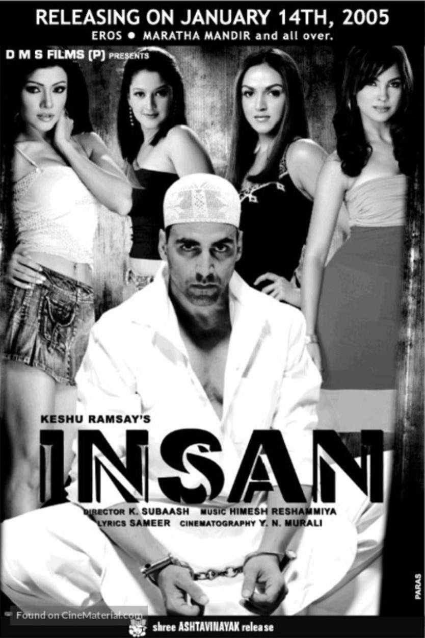 L'affiche originale du film Insan en Hindi
