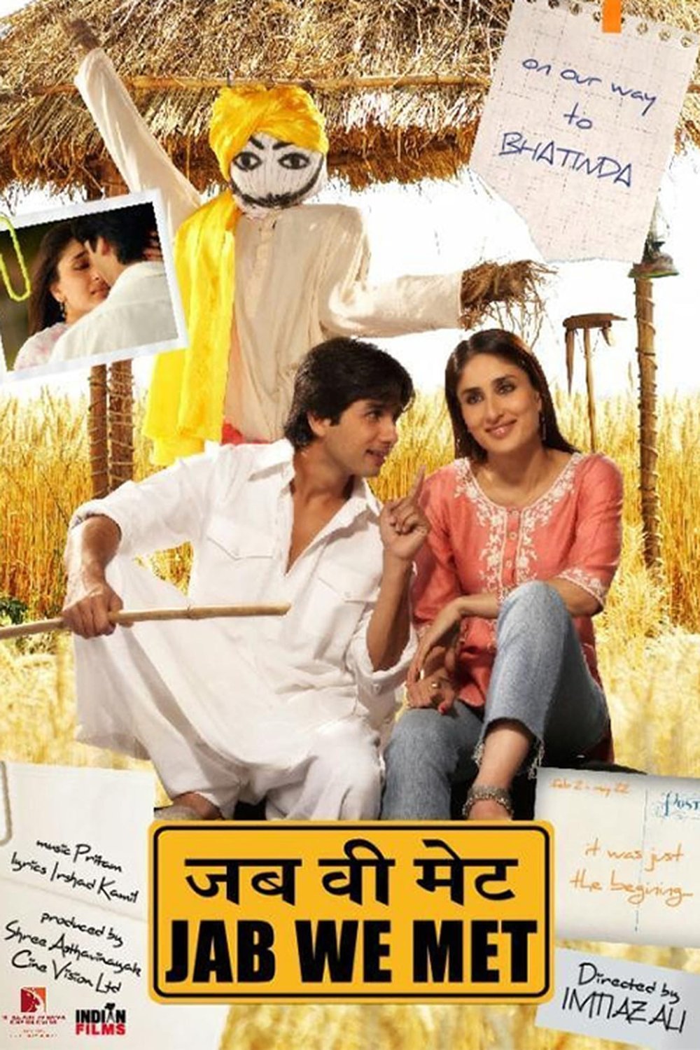 L'affiche originale du film Jab We Met en Hindi