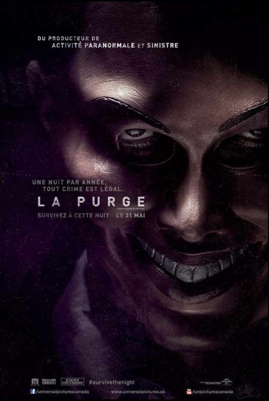 Poster of the movie La Purge v.f.