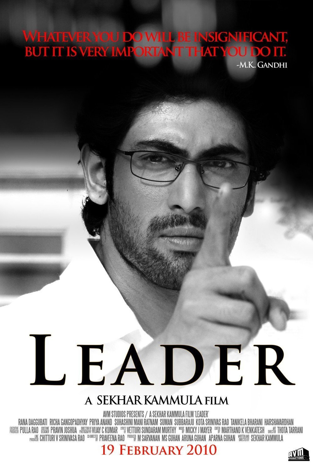 L'affiche du film Leader