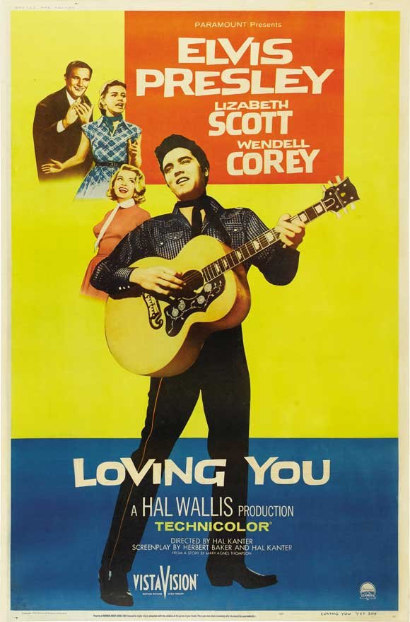 L'affiche du film Loving You