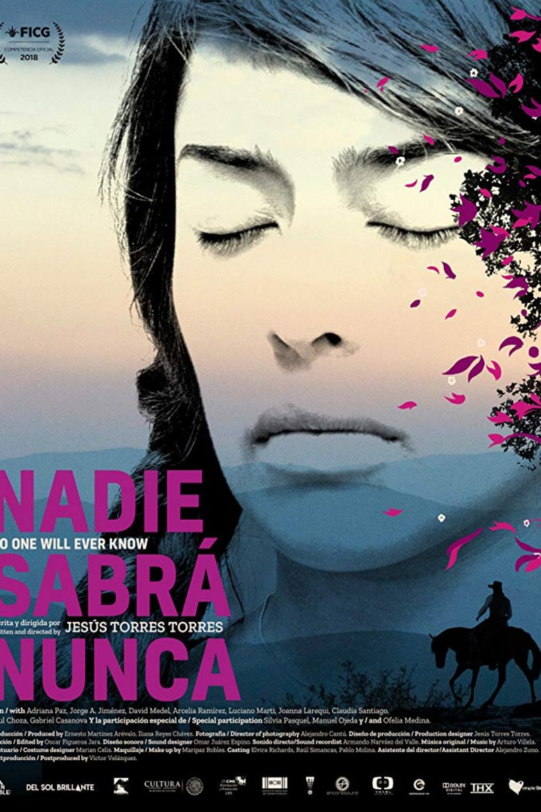 L'affiche originale du film Nadie sabrá nunca en espagnol