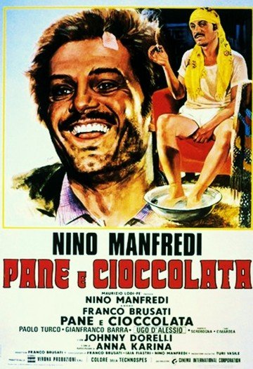 L'affiche originale du film Pain et Chocolat en italien