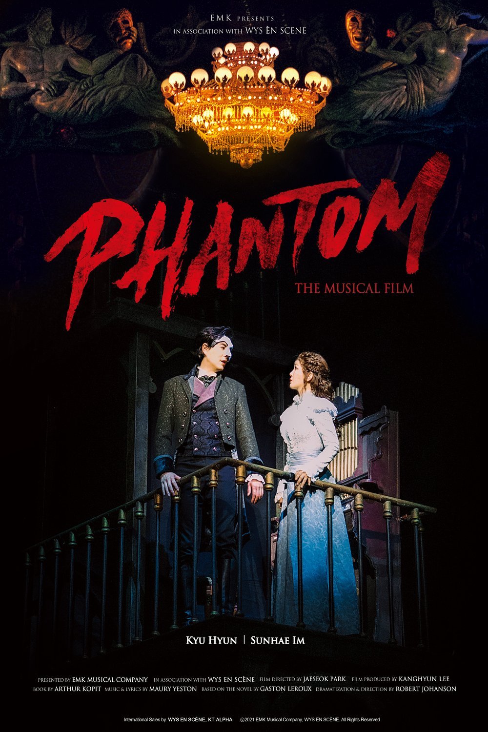 Korean poster of the movie Phantom: The Musical Film