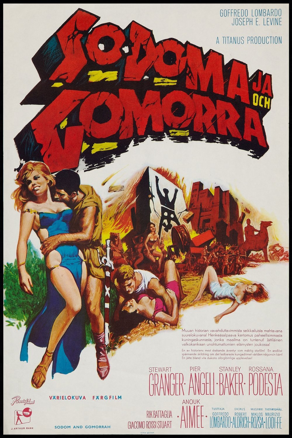 L'affiche du film Sodom and Gomorrah