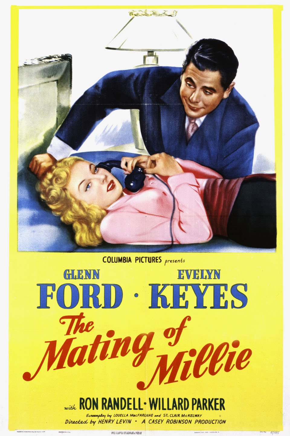 L'affiche du film The Mating of Millie
